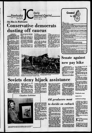 Pawhuska Daily Journal-Capital (Pawhuska, Okla.), Vol. 72, No. 53, Ed. 1 Tuesday, March 17, 1981