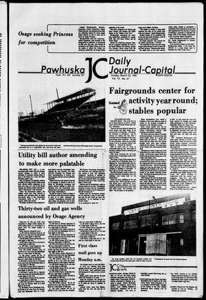Pawhuska Daily Journal-Capital (Pawhuska, Okla.), Vol. 72, No. 57, Ed. 1 Sunday, March 22, 1981