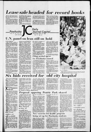 Pawhuska Daily Journal-Capital (Pawhuska, Okla.), Vol. 71, No. 37, Ed. 1 Wednesday, February 20, 1980