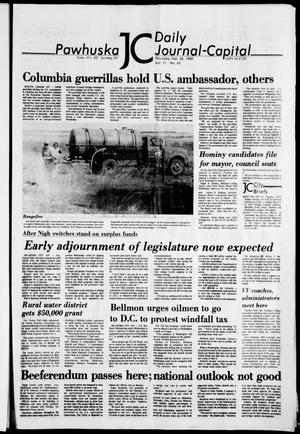 Pawhuska Daily Journal-Capital (Pawhuska, Okla.), Vol. 71, No. 43, Ed. 1 Thursday, February 28, 1980