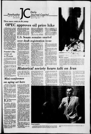 Pawhuska Daily Journal-Capital (Pawhuska, Okla.), Vol. 71, No. 117, Ed. 1 Wednesday, June 11, 1980
