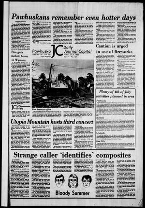Pawhuska Daily Journal-Capital (Pawhuska, Okla.), Vol. 71, No. 134, Ed. 1 Friday, July 4, 1980