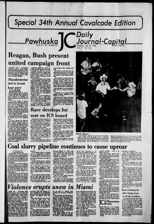 Primary view of object titled 'Pawhuska Daily Journal-Capital (Pawhuska, Okla.), Vol. 71, No. 143, Ed. 1 Thursday, July 17, 1980'.