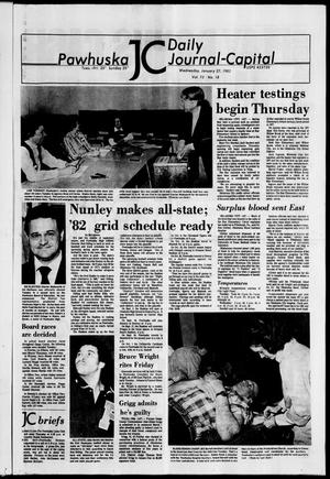 Pawhuska Daily Journal-Capital (Pawhuska, Okla.), Vol. 73, No. 18, Ed. 1 Wednesday, January 27, 1982