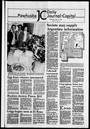 Pawhuska Daily Journal-Capital (Pawhuska, Okla.), Vol. 73, No. 73, Ed. 1 Wednesday, April 14, 1982