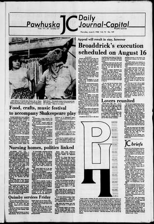 Pawhuska Daily Journal-Capital (Pawhuska, Okla.), Vol. 73, No. 109, Ed. 1 Thursday, June 3, 1982