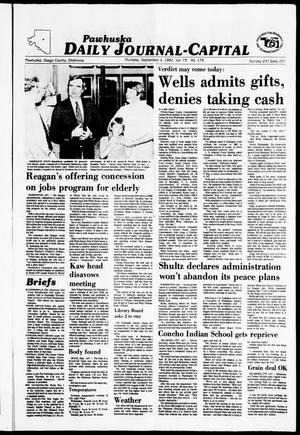 Pawhuska Daily Journal-Capital (Pawhuska, Okla.), Vol. 73, No. 179, Ed. 1 Thursday, September 9, 1982
