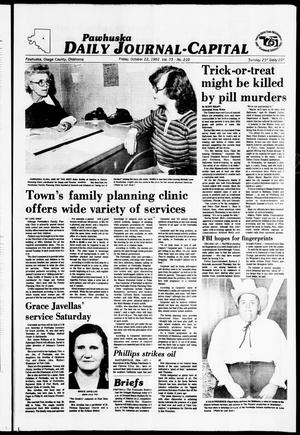 Pawhuska Daily Journal-Capital (Pawhuska, Okla.), Vol. 73, No. 210, Ed. 1 Friday, October 22, 1982