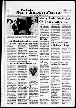 Pawhuska Daily Journal-Capital (Pawhuska, Okla.), Vol. 74, No. 12, Ed. 1 Tuesday, January 18, 1983