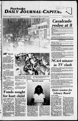 Pawhuska Daily Journal-Capital (Pawhuska, Okla.), Vol. 74, No. 147, Ed. 1 Thursday, July 21, 1983