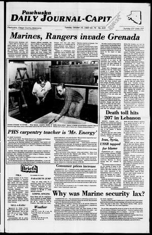 Pawhuska Daily Journal-Capital (Pawhuska, Okla.), Vol. 74, No. 213, Ed. 1 Tuesday, October 25, 1983