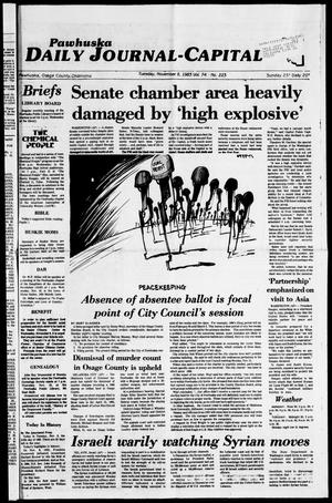 Pawhuska Daily Journal-Capital (Pawhuska, Okla.), Vol. 74, No. 223, Ed. 1 Tuesday, November 8, 1983