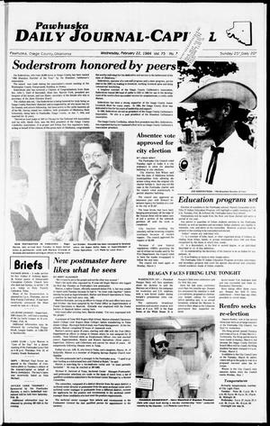 Pawhuska Daily Journal-Capital (Pawhuska, Okla.), Vol. 75, No. 38, Ed. 1 Wednesday, February 22, 1984