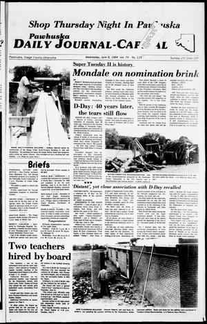 Pawhuska Daily Journal-Capital (Pawhuska, Okla.), Vol. 74, No. 113, Ed. 1 Wednesday, June 6, 1984