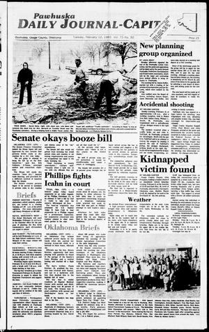 Pawhuska Daily Journal-Capital (Pawhuska, Okla.), Vol. 75, No. 30, Ed. 1 Tuesday, February 12, 1985