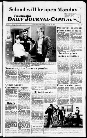 Pawhuska Daily Journal-Capital (Pawhuska, Okla.), Vol. 75, No. 59, Ed. 1 Sunday, March 24, 1985
