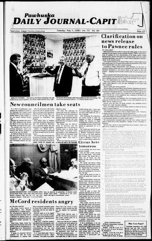 Pawhuska Daily Journal-Capital (Pawhuska, Okla.), Vol. 75, No. 90, Ed. 1 Tuesday, May 7, 1985