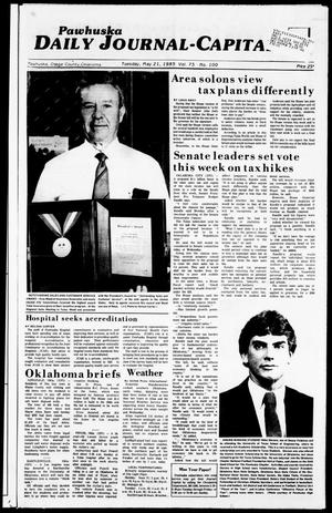 Pawhuska Daily Journal-Capital (Pawhuska, Okla.), Vol. 75, No. 100, Ed. 1 Tuesday, May 21, 1985