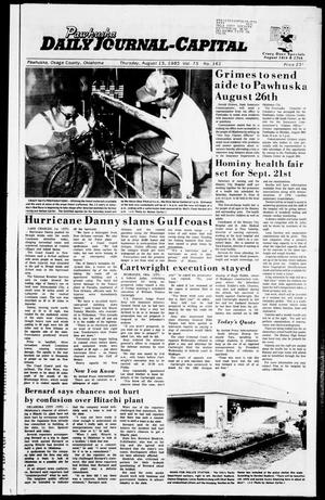 Pawhuska Daily Journal-Capital (Pawhuska, Okla.), Vol. 75, No. 161, Ed. 1 Thursday, August 15, 1985