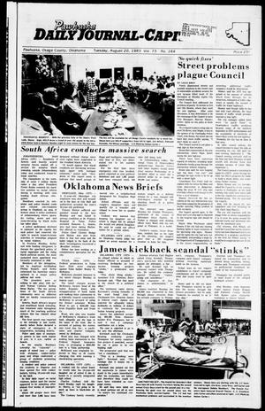 Pawhuska Daily Journal-Capital (Pawhuska, Okla.), Vol. 75, No. 164, Ed. 1 Tuesday, August 20, 1985