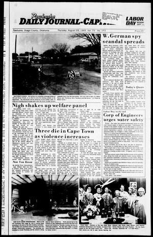 Pawhuska Daily Journal-Capital (Pawhuska, Okla.), Vol. 75, No. 171, Ed. 1 Thursday, August 29, 1985