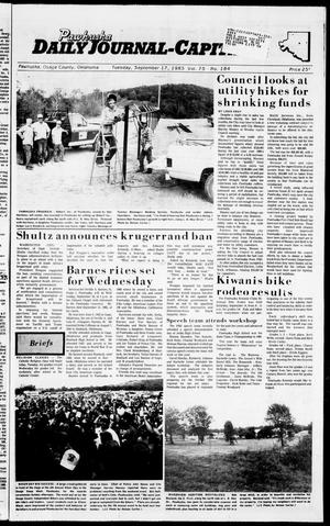 Pawhuska Daily Journal-Capital (Pawhuska, Okla.), Vol. 75, No. 184, Ed. 1 Tuesday, September 17, 1985
