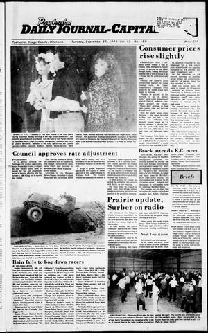 Pawhuska Daily Journal-Capital (Pawhuska, Okla.), Vol. 75, No. 189, Ed. 1 Tuesday, September 24, 1985