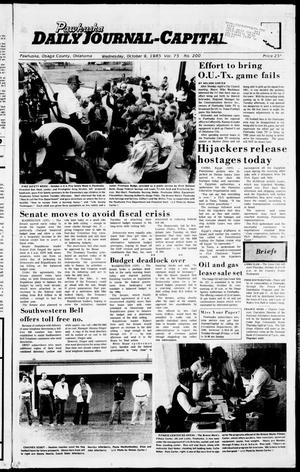 Pawhuska Daily Journal-Capital (Pawhuska, Okla.), Vol. 75, No. 200, Ed. 1 Wednesday, October 9, 1985