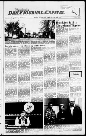Pawhuska Daily Journal-Capital (Pawhuska, Okla.), Vol. 75, No. 203, Ed. 1 Sunday, October 13, 1985