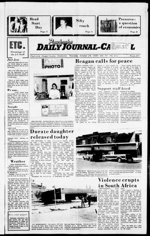 Pawhuska Daily Journal-Capital (Pawhuska, Okla.), Vol. 75, No. 211, Ed. 1 Thursday, October 24, 1985