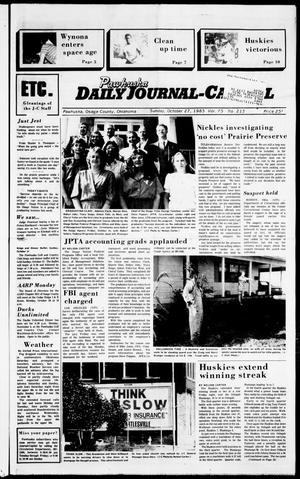 Pawhuska Daily Journal-Capital (Pawhuska, Okla.), Vol. 75, No. 213, Ed. 1 Sunday, October 27, 1985