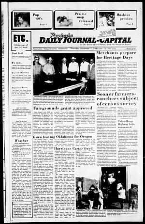 Pawhuska Daily Journal-Capital (Pawhuska, Okla.), Vol. 75, No. 221, Ed. 1 Thursday, November 7, 1985