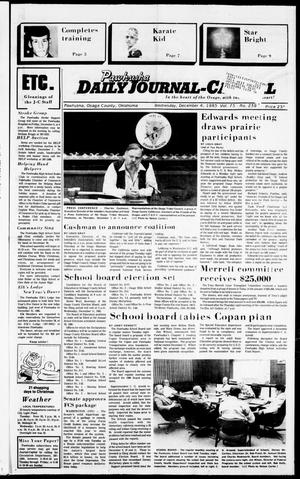Pawhuska Daily Journal-Capital (Pawhuska, Okla.), Vol. 75, No. 239, Ed. 1 Wednesday, December 4, 1985