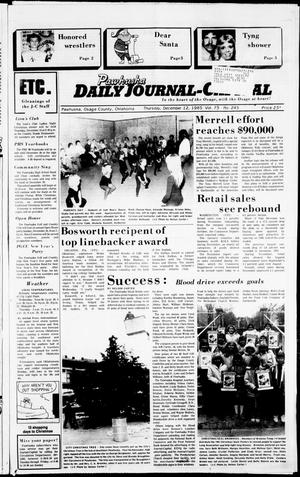 Pawhuska Daily Journal-Capital (Pawhuska, Okla.), Vol. 75, No. 245, Ed. 1 Thursday, December 12, 1985