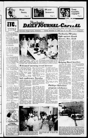 Pawhuska Daily Journal-Capital (Pawhuska, Okla.), Vol. 75, No. 247, Ed. 1 Sunday, December 15, 1985