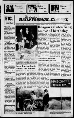 Pawhuska Daily Journal-Capital (Pawhuska, Okla.), Vol. 76, No. 11, Ed. 1 Thursday, January 16, 1986