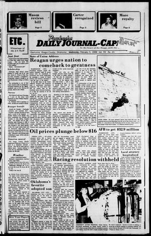 Pawhuska Daily Journal-Capital (Pawhuska, Okla.), Vol. 76, No. 25, Ed. 1 Wednesday, February 5, 1986