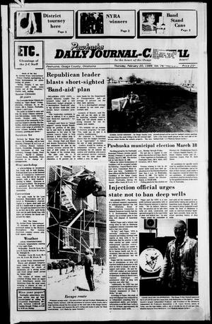 Pawhuska Daily Journal-Capital (Pawhuska, Okla.), Vol. 76, No. 36, Ed. 1 Thursday, February 20, 1986