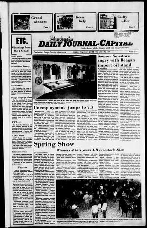 Pawhuska Daily Journal-Capital (Pawhuska, Okla.), Vol. 76, No. 47, Ed. 1 Friday, March 7, 1986