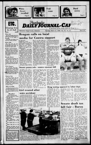 Pawhuska Daily Journal-Capital (Pawhuska, Okla.), Vol. 76, No. 51, Ed. 1 Thursday, March 13, 1986