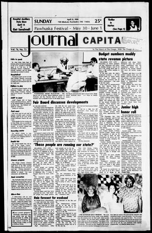 Journal Capital (Pawhuska, Okla.), Vol. 76, No. 73, Ed. 1 Sunday, April 13, 1986