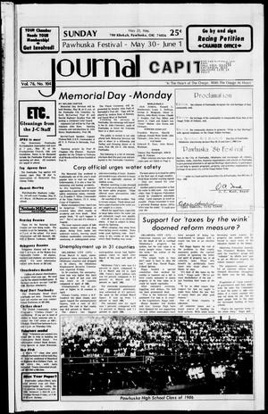 Journal Capital (Pawhuska, Okla.), Vol. 76, No. 104, Ed. 1 Sunday, May 25, 1986