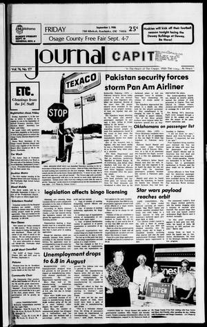 Journal Capital (Pawhuska, Okla.), Vol. 76, No. 177, Ed. 1 Friday, September 5, 1986