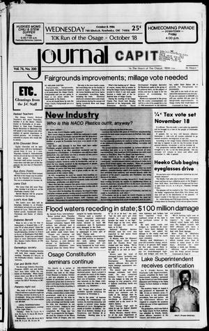 Journal Capital (Pawhuska, Okla.), Vol. 76, No. 200, Ed. 1 Wednesday, October 8, 1986