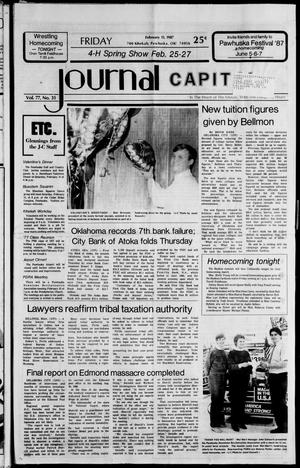 Journal Capital (Pawhuska, Okla.), Vol. 77, No. 31, Ed. 1 Friday, February 13, 1987