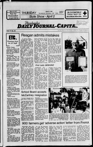 Pawhuska Daily Journal-Capital (Pawhuska, Okla.), Vol. 77, No. 45, Ed. 1 Thursday, March 5, 1987