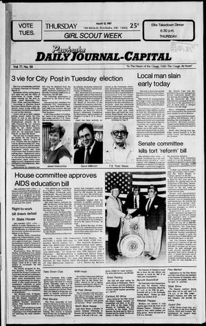 Pawhuska Daily Journal-Capital (Pawhuska, Okla.), Vol. 77, No. 50, Ed. 1 Thursday, March 12, 1987