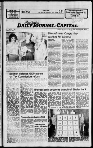 Pawhuska Daily Journal-Capital (Pawhuska, Okla.), Vol. 77, No. 71, Ed. 1 Friday, April 10, 1987