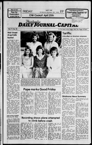 Pawhuska Daily Journal-Capital (Pawhuska, Okla.), Vol. 77, No. 76, Ed. 1 Friday, April 17, 1987