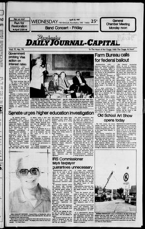 Pawhuska Daily Journal-Capital (Pawhuska, Okla.), Vol. 77, No. 79, Ed. 1 Wednesday, April 22, 1987